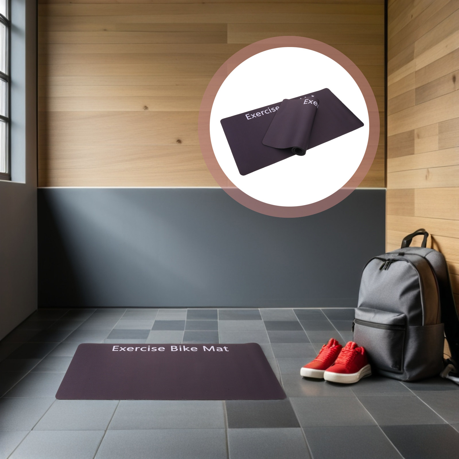 Shock Absorbing Gym Trainers - 2 piezas de alfombrillas antideslizantes para