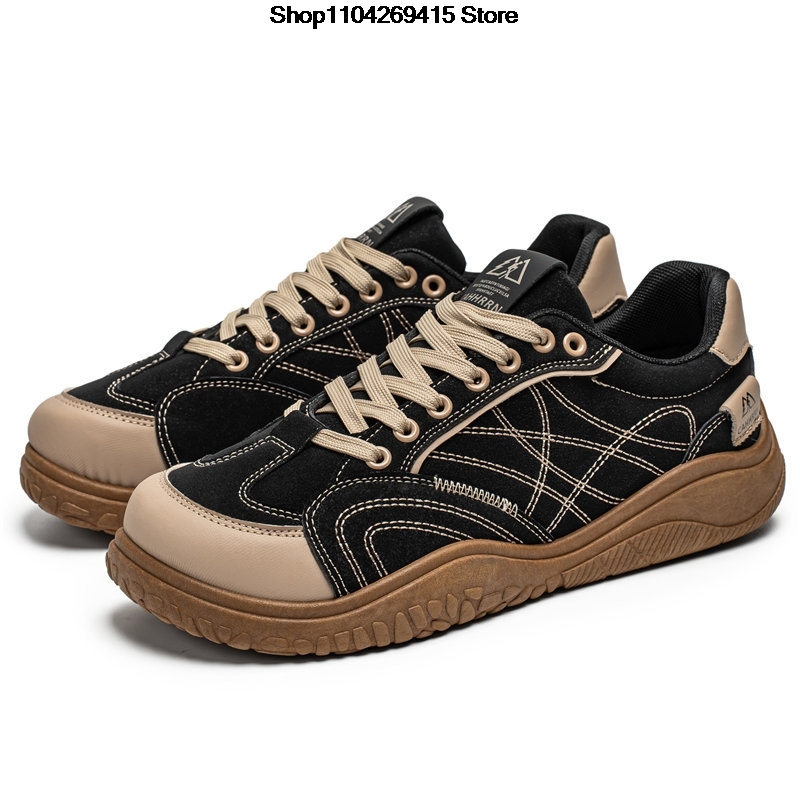 Wide Toe Box Running Sneakers - Zapatos casuales para hombre, con puntera