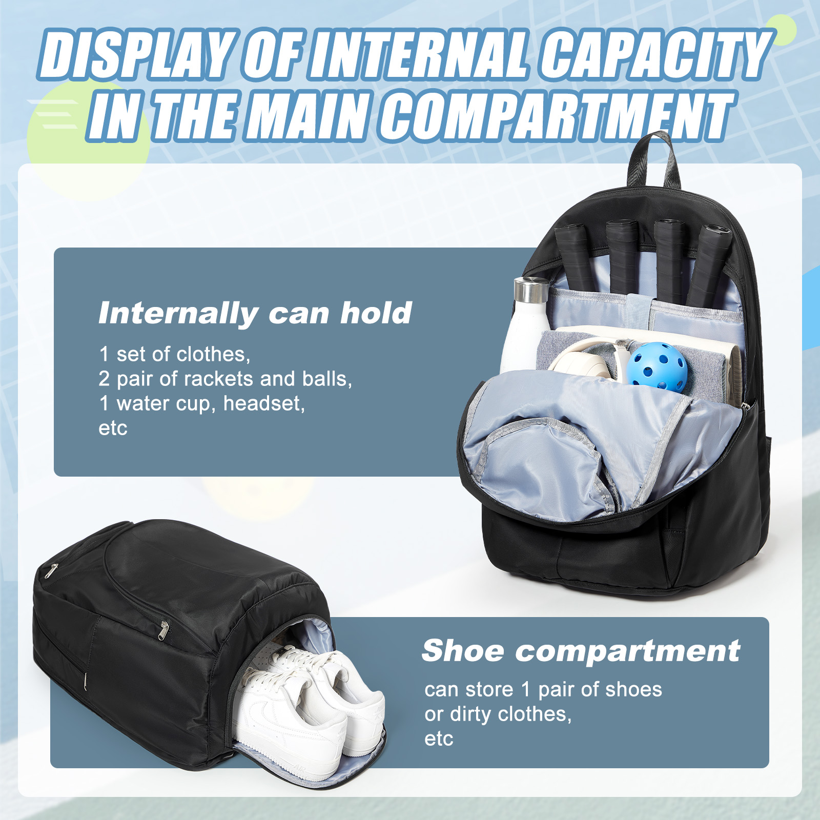 Bolsa de Tenis, Mochila de Ten - Men'S Shoes reseña y precio