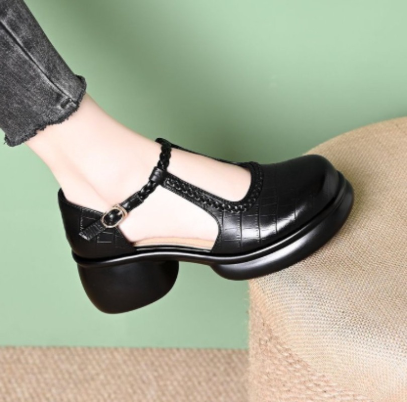 Sandalias Mary Jane con estamp - Sandals reseña y precio